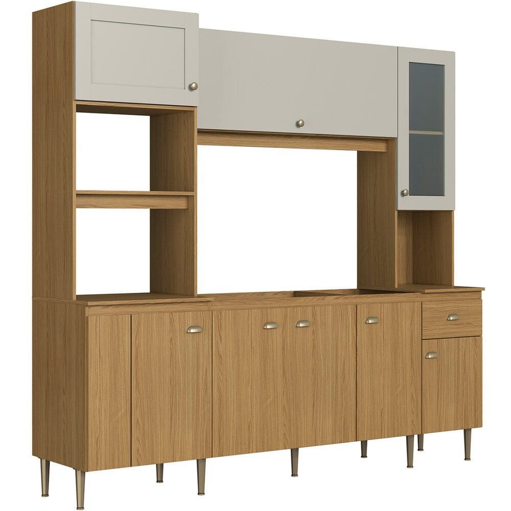 Cozinha Compacta Suica 8 Portas 1 Gaveta Decibal - CO2811