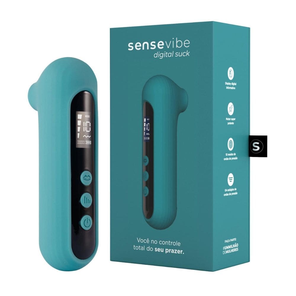 Recarregável Sensevibe Digital Suck