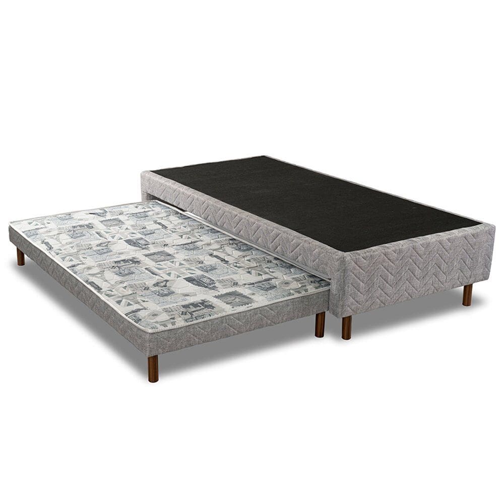 Base para Cama Box Solteiro com Cama Auxiliar Kappesberg 88x188 CBCOL-094