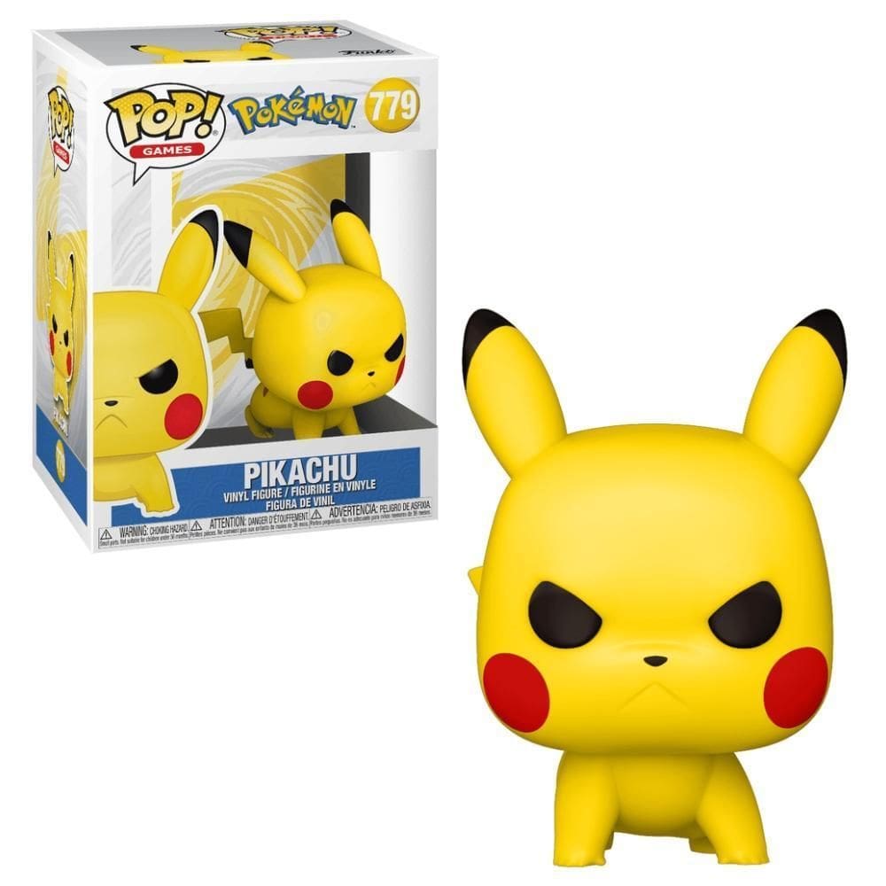Boneco Funko Pop Pokémon - Pikachu Em Ataque