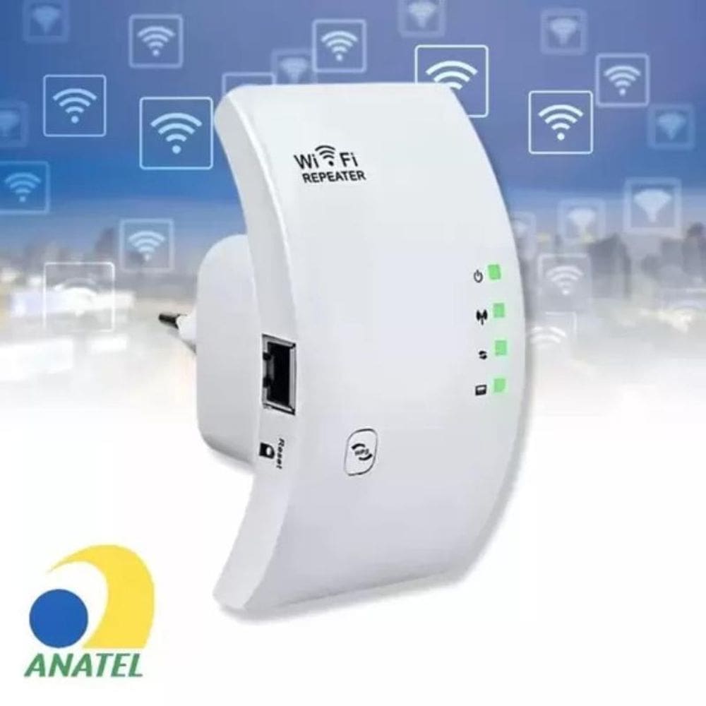 Roteador Repetidor Wireless-N Sinal Wifi Repeater 300Mbps