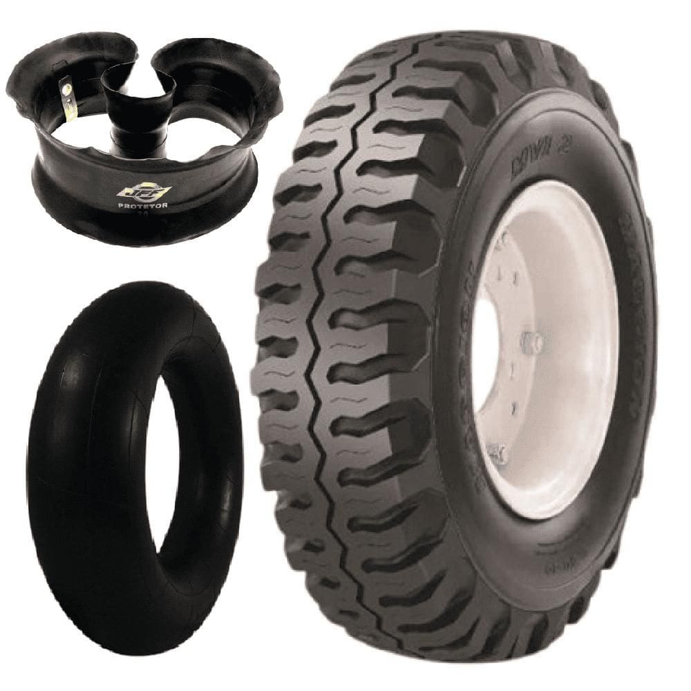 Kit Pneu Empilhadeira 700-12 Mvi2 12 Lonas Maggion + Camara + Protetor