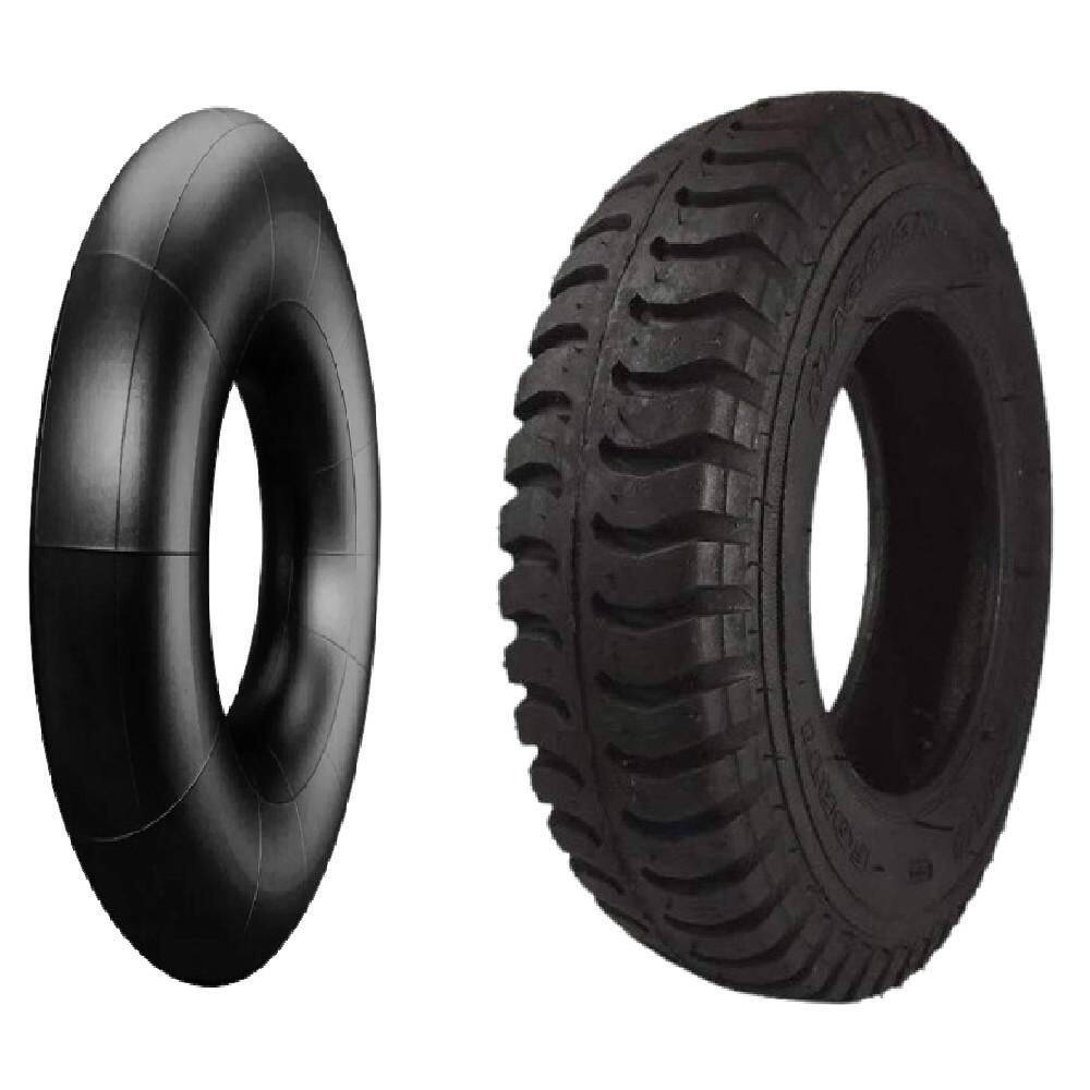 Kit Pneu Carrinho De Baixa Velocidade 375-8 4l Tt Forti Maggion + Camara