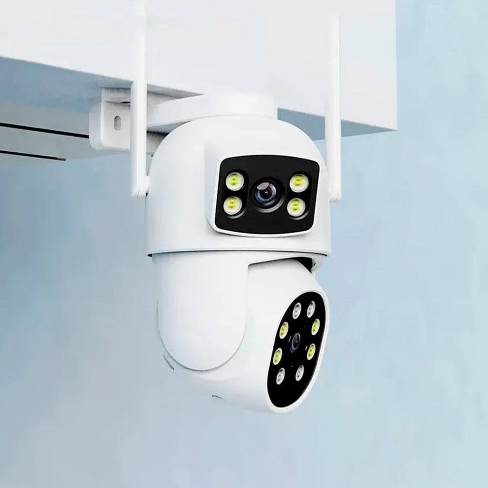 Câmera Noturna Wifi Externa Dupla Vigilância