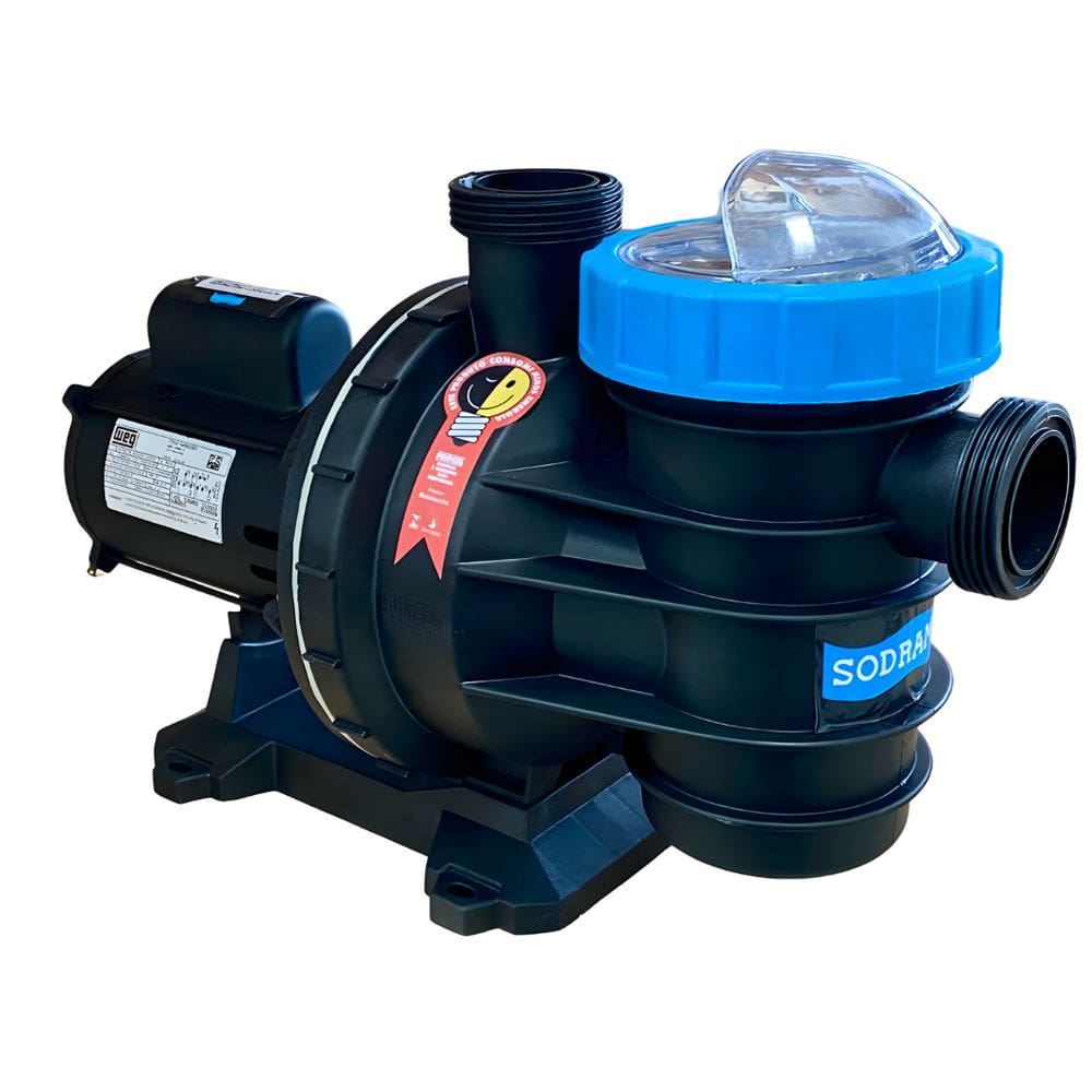 Motobomba Para Piscina Sodramar De 1/2 Cv Até 50 Mil Litros