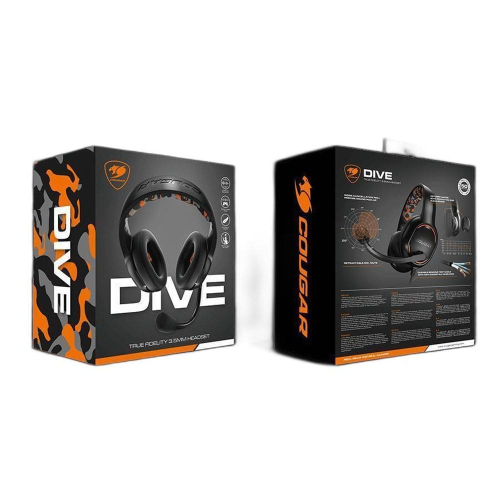 Headset Cougar Dive Microne Dobravel