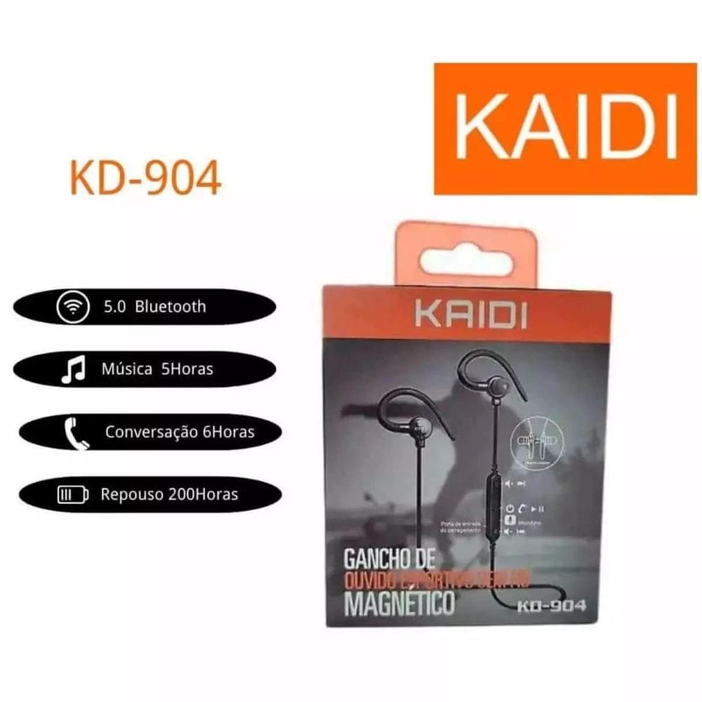 Fone De Ouvido Kaidi 904 Para Espostes Bluet 5.0 Esporte 903