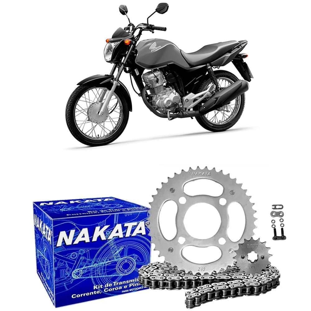 Kit Relação Transmissão Moto CG 160 Cargo Titan Start