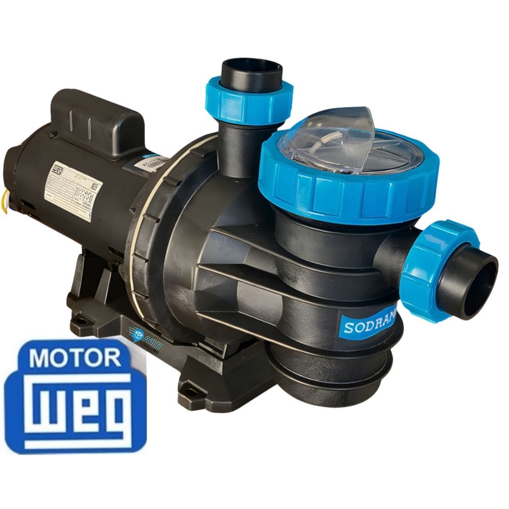 Bomba Centrífuga Piscina Sodramar 1cv Motor Weg 110v/220v