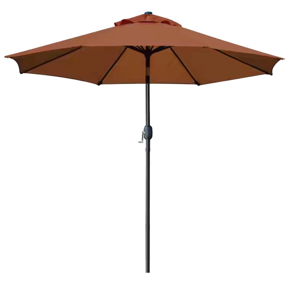 Ombrelone Guarda Sol 3m Com Manivela Articulado Jardim Piscina Maresias Marrom - AMZ