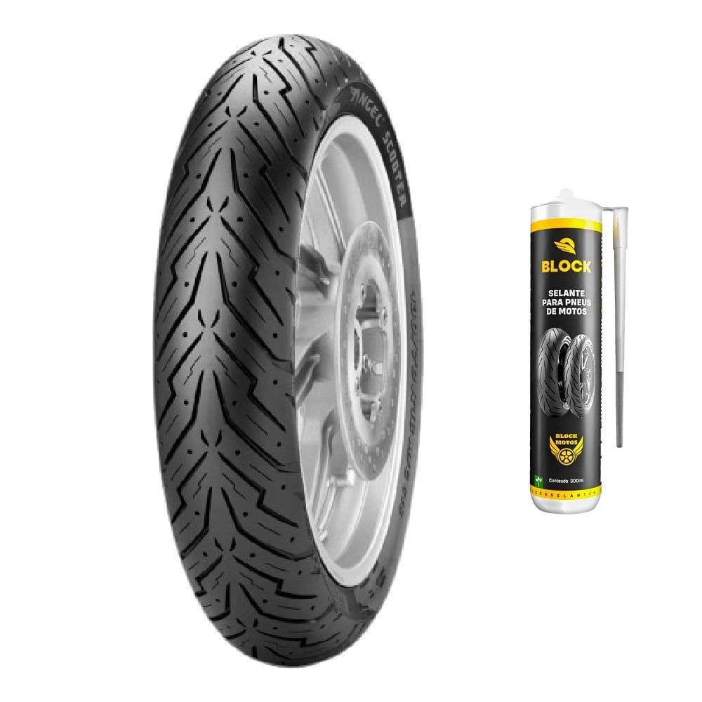 Pneu Honda Pcx 150 100/90-14 57p Tubeless Angel Scooter Pirelli + Selante