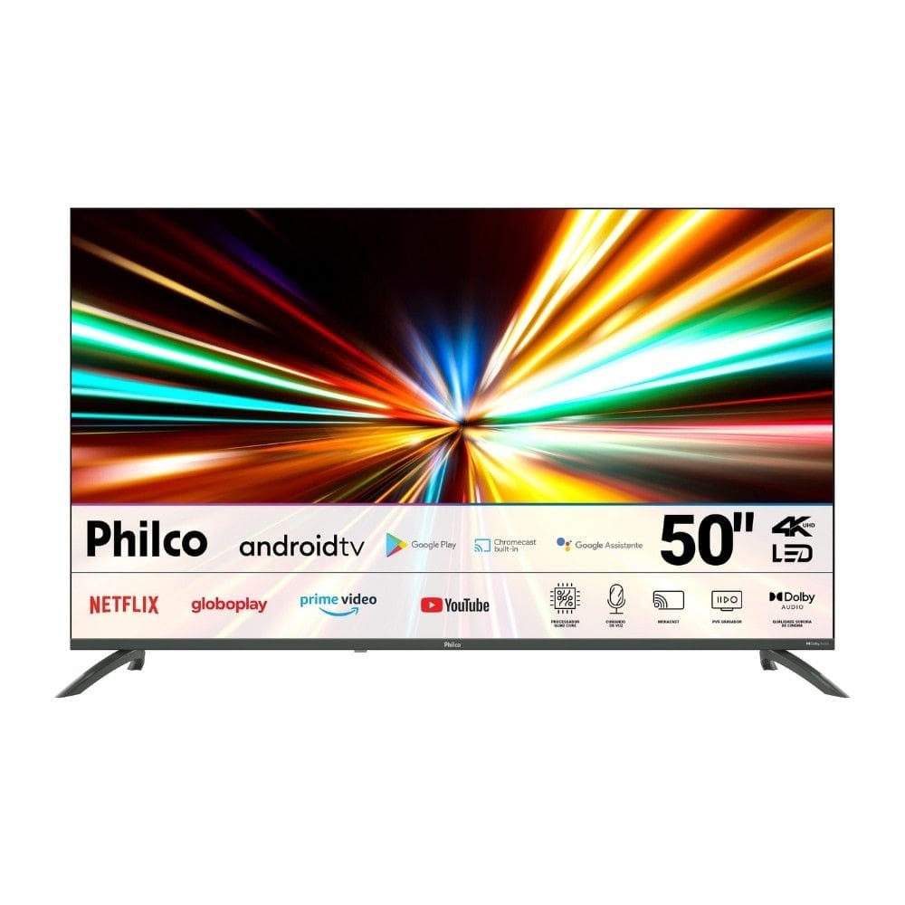 Smart TV Philco 50 Polegadas 4K LED P50EAA