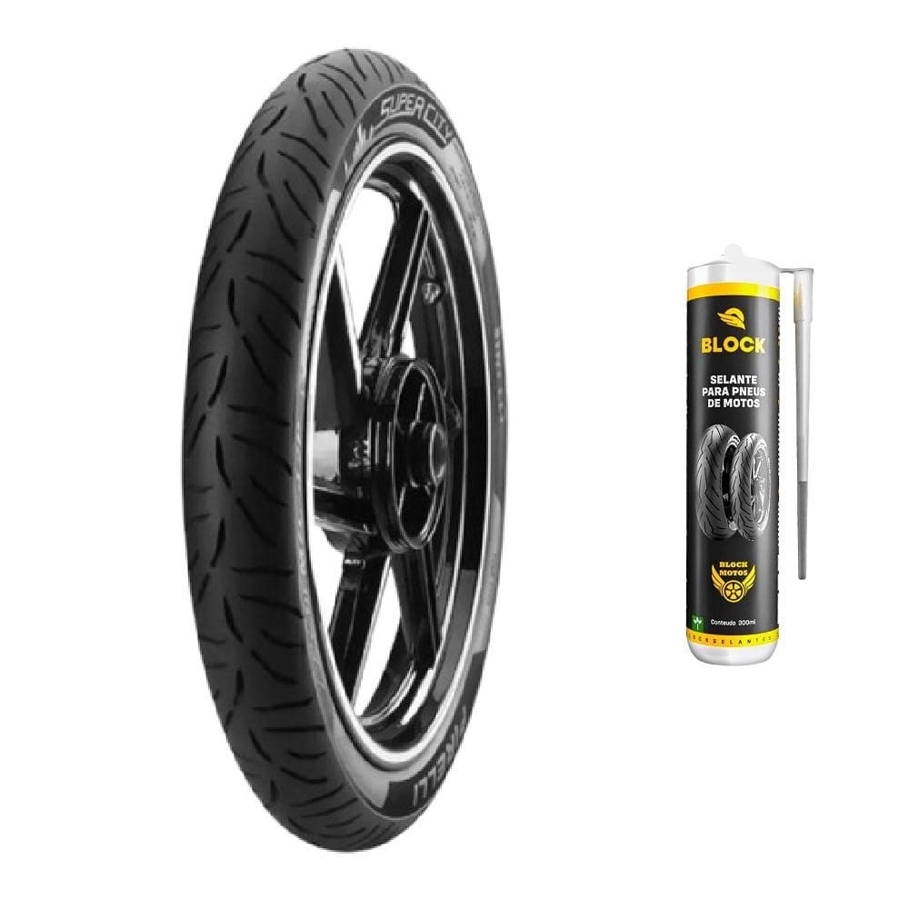 Pneu 275-18 Super City Pirelli Cg 125 Cg 150 Ybr 125 Yes 125 + Selante