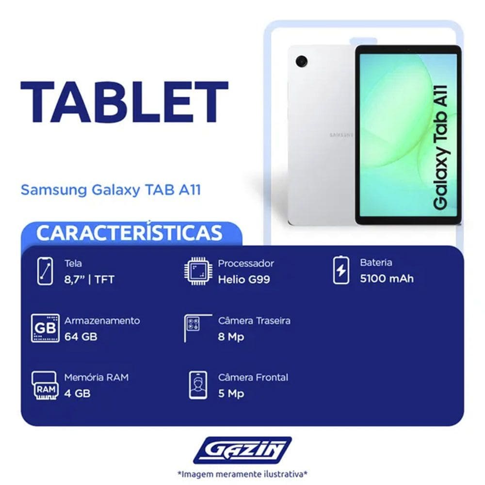 Tablet Samsung Tab A11 8.7 64GB | Extra