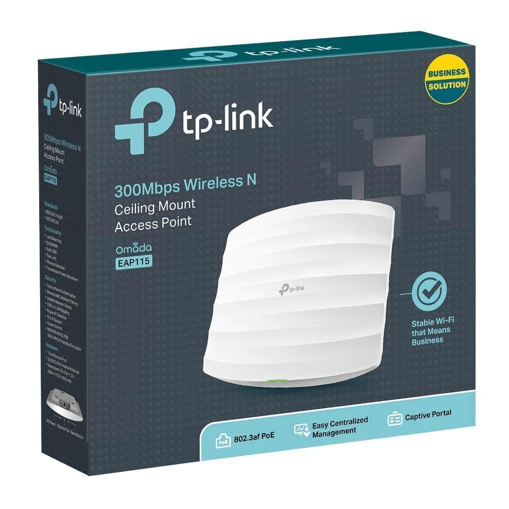 Access Point Corporativo Tp-Link Eap 115 N 300 Mbps