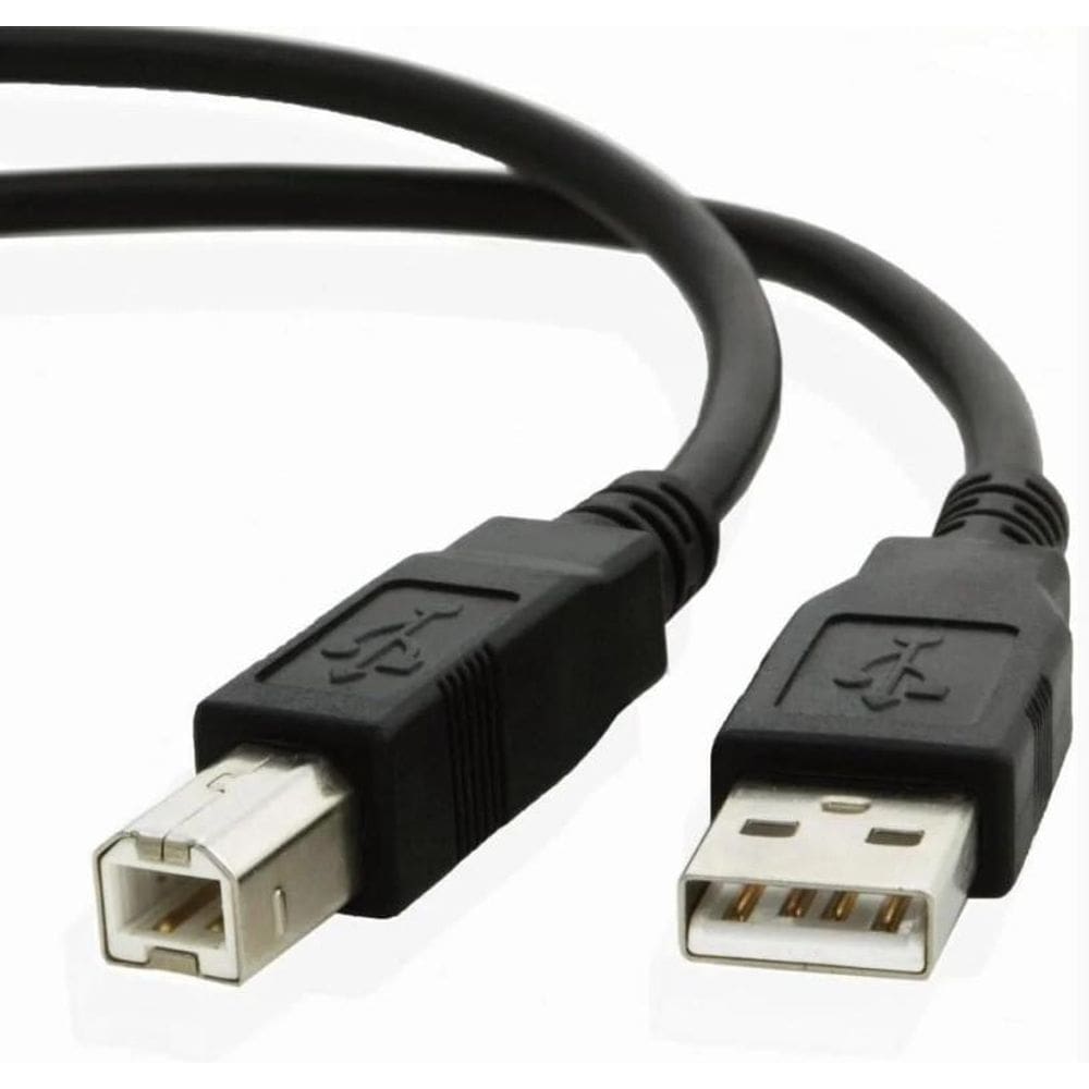 Cabo Usb 2.0 Am/Bm Para Impressora E Scanner 5 Metros