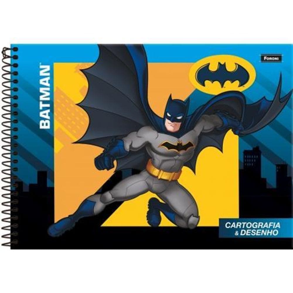 Caderno Cartografia C/D 80 Folhas Batman Foroni