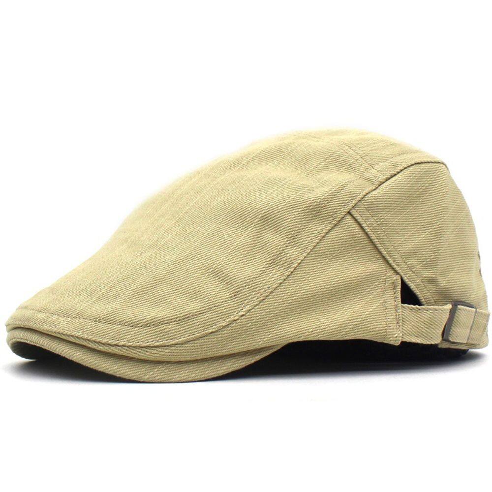 Chapéu de taxista unissex bege Gatsby Newsboy Scally Ivy