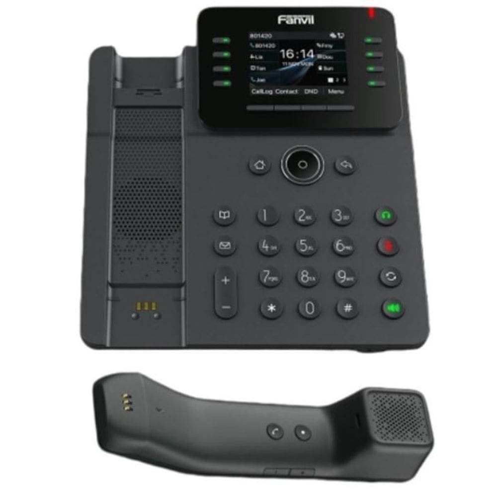 Telefone Ip V62 Pro Gigabit Fonte E Handset Sem Fio Fanvil