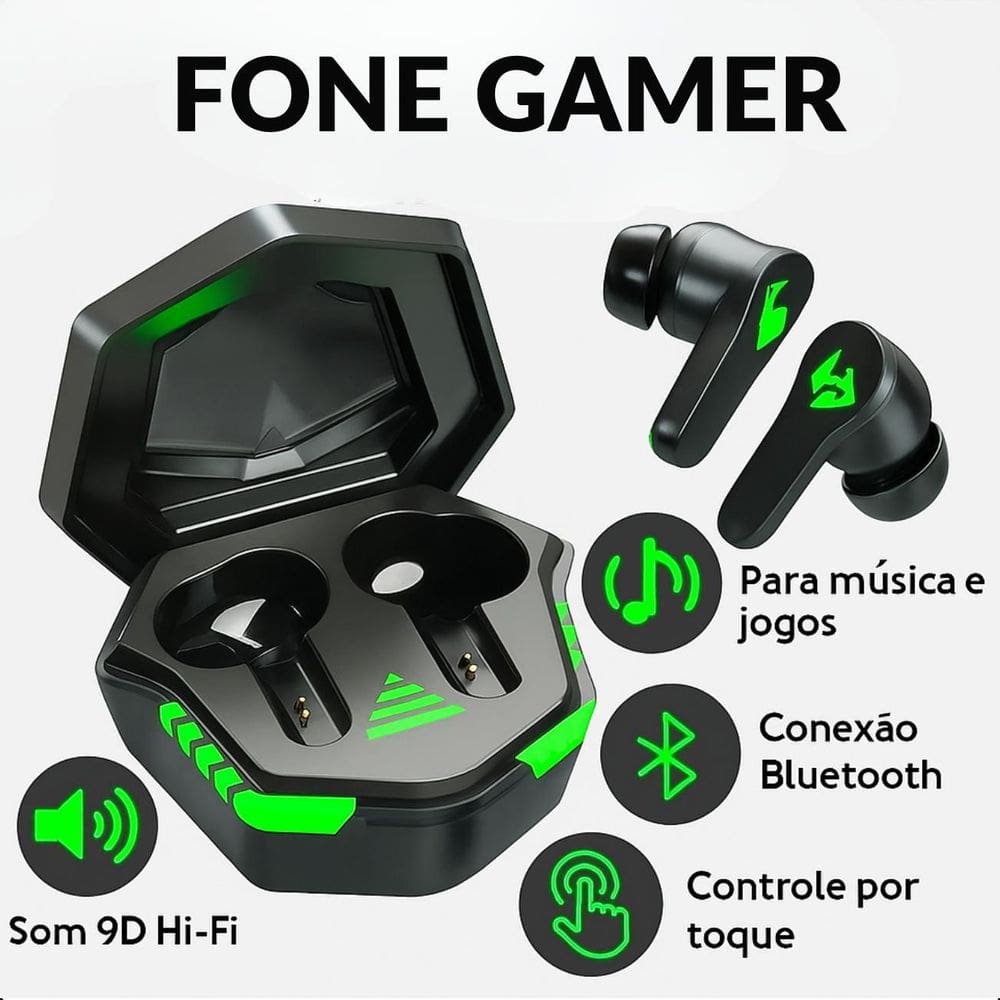 Fone De Ouvido Gamer - Conforto De Longa Duração