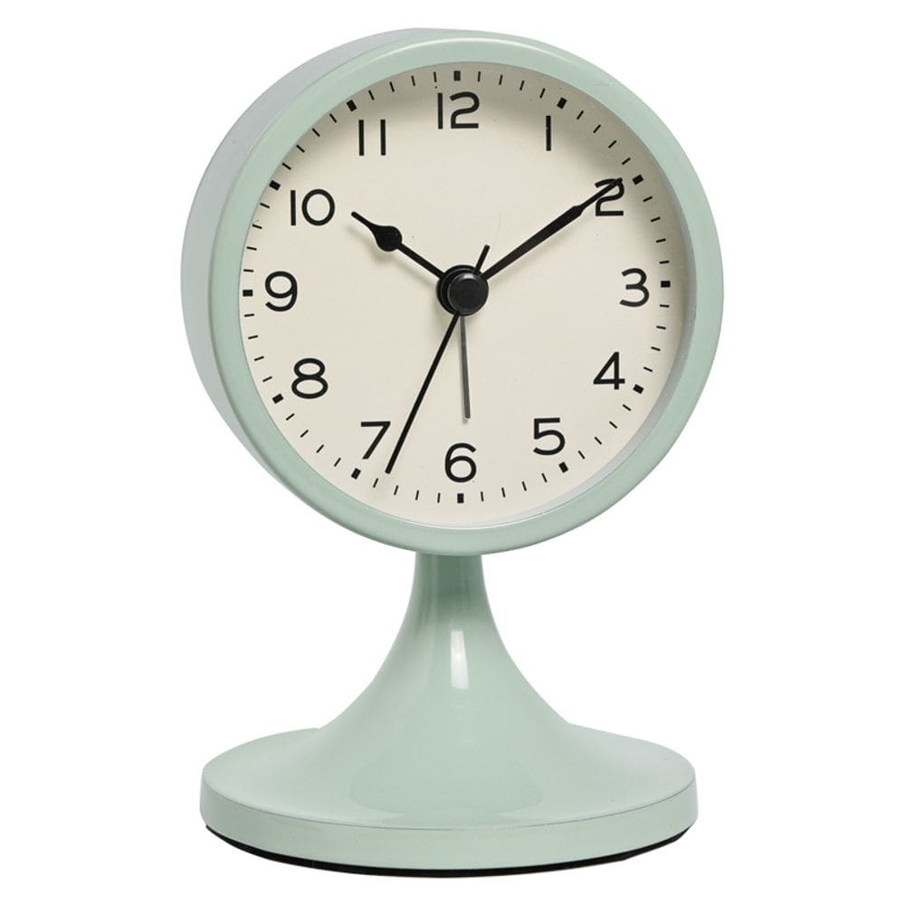 Despertador de metal de estilo escandinavo silencioso sem tique-taque