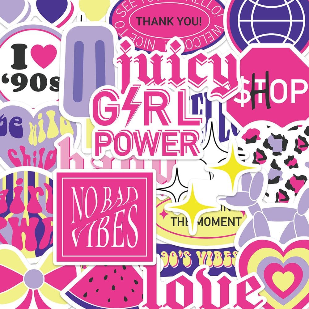 Pacote de adesivos Be Kind, 50 peças de decalque de vinil à prova d`água