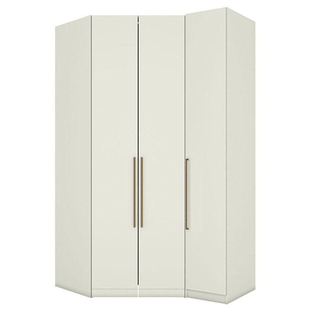 Armário 1 Porta Com Armário De Canto Closet New Predileto Areia - Henn