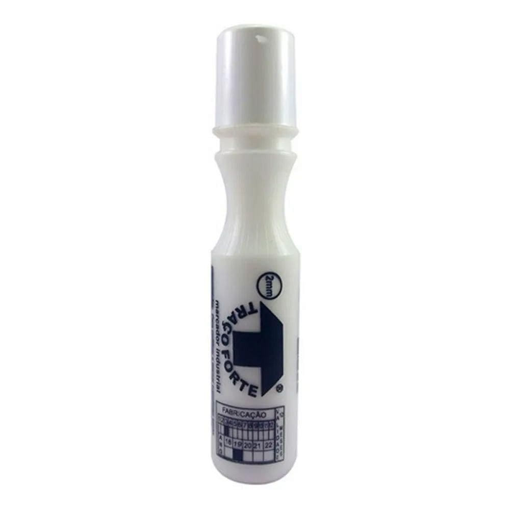 Marcador Industrial Traço Forte 2mm Branco 60ml Lpe-0501
