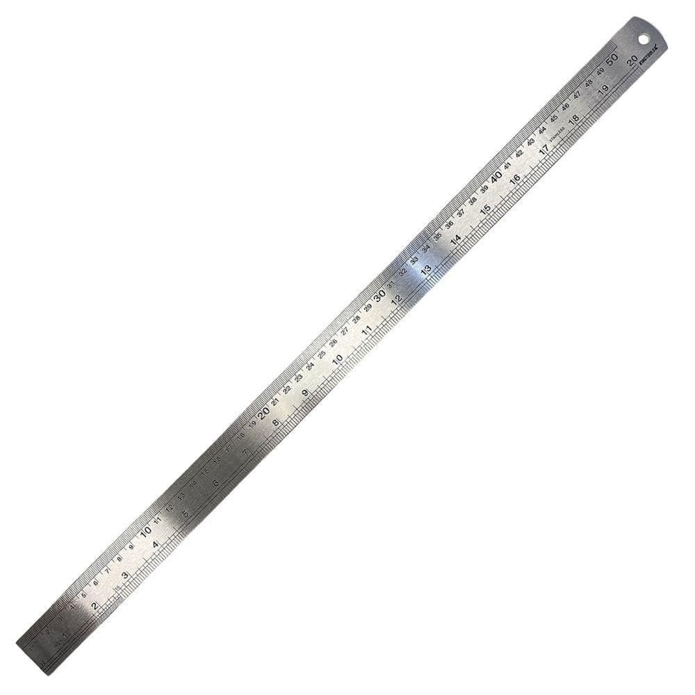 Régua De Precisão Inox Graduada 500mm Kt 600.005