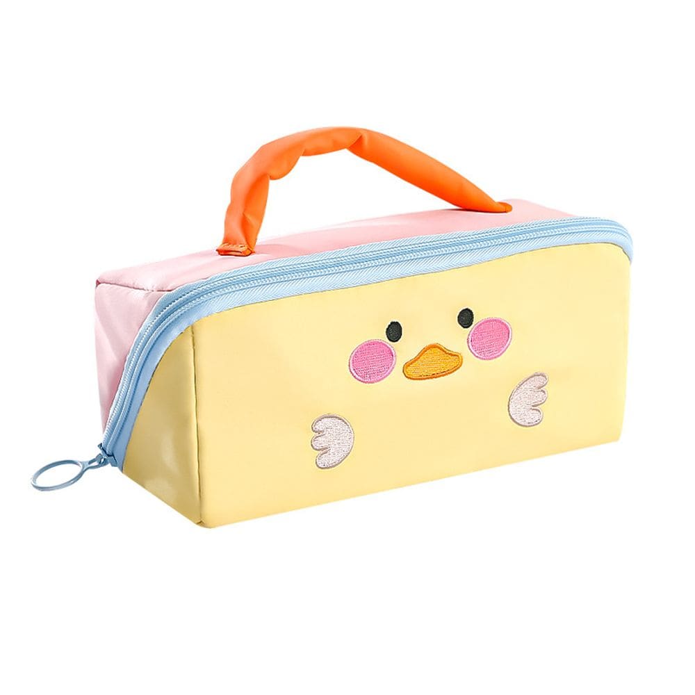 Estojo para lápis Duck Design de grande capacidade com alça