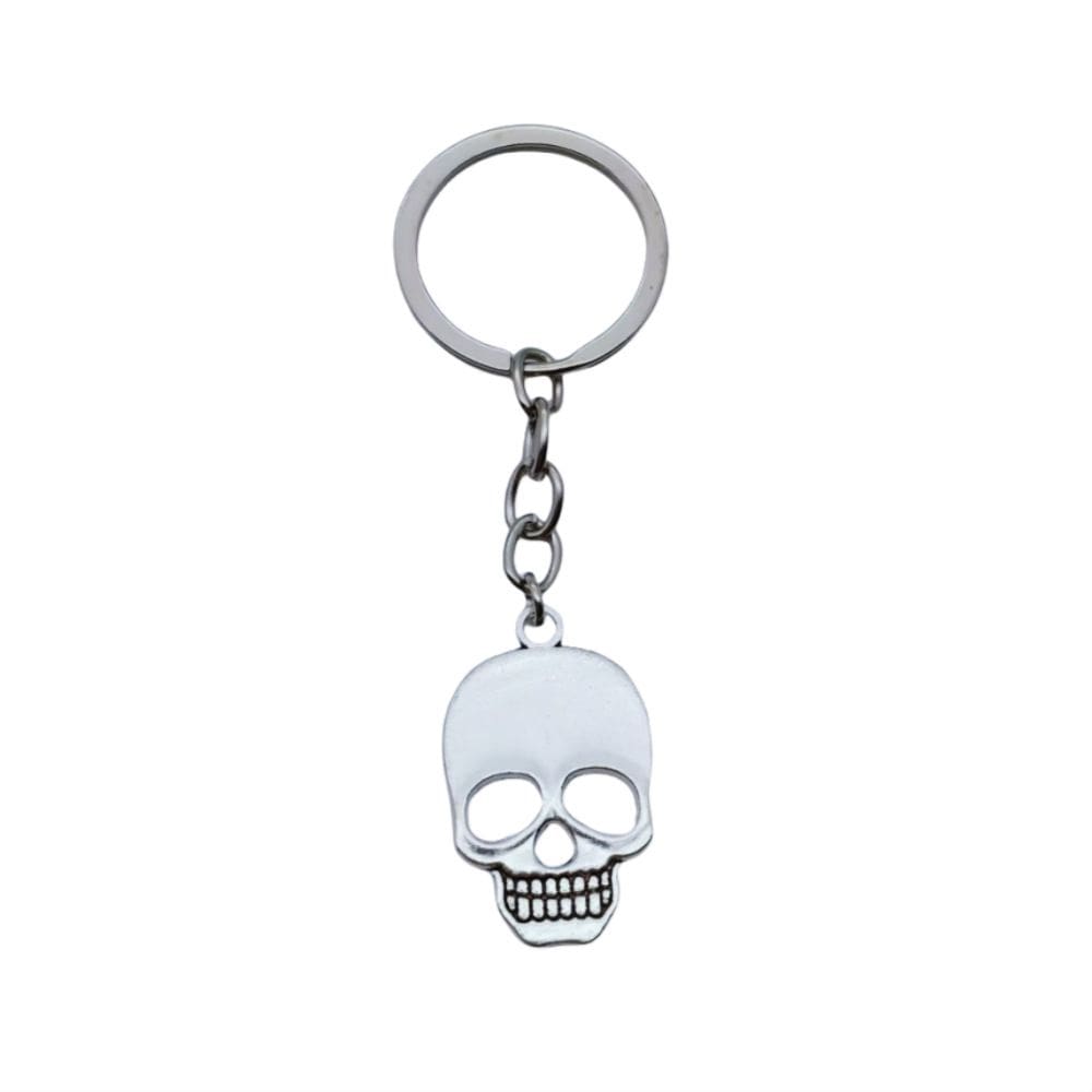 Pingente de chaveiro Vintage Skull Retro Zinc Alloy