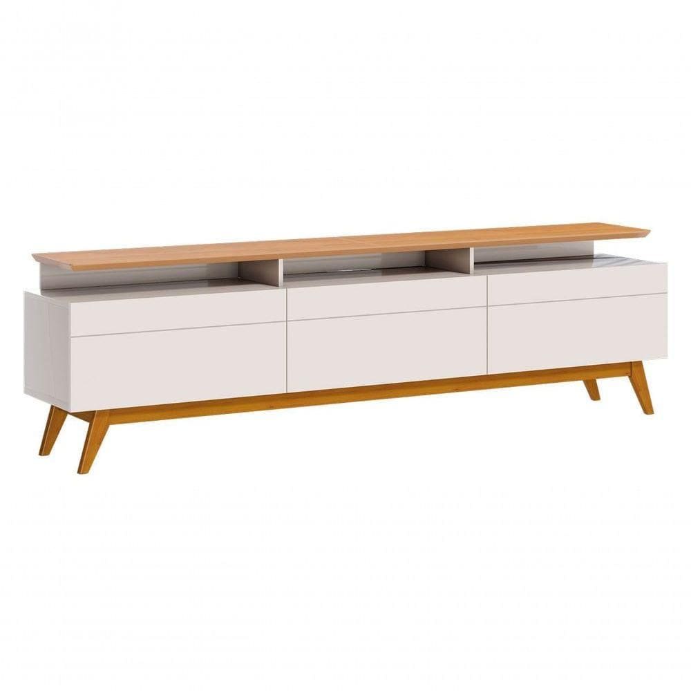 Rack Classic +3g Off White Com Nature - Imcal Móveis