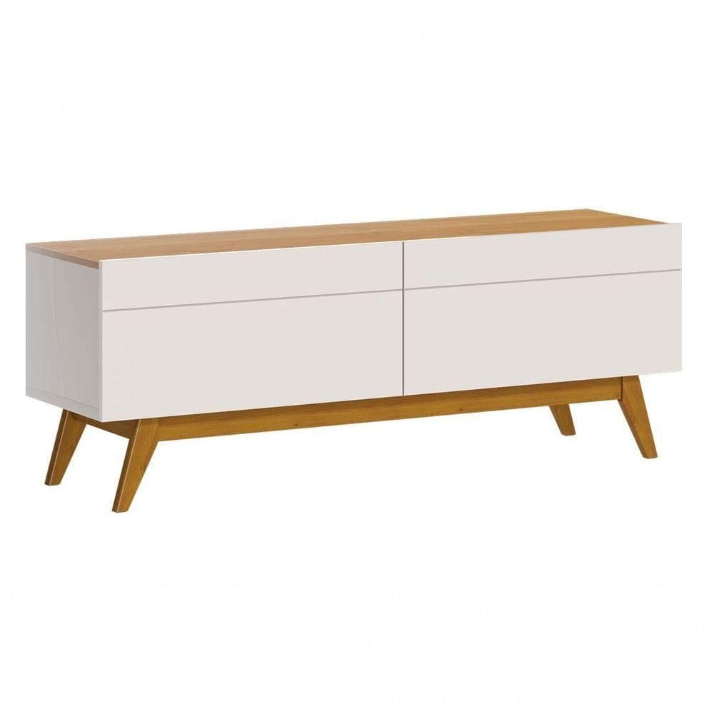 Rack Classic 2g Off White Com Nature - Imcal Móveis