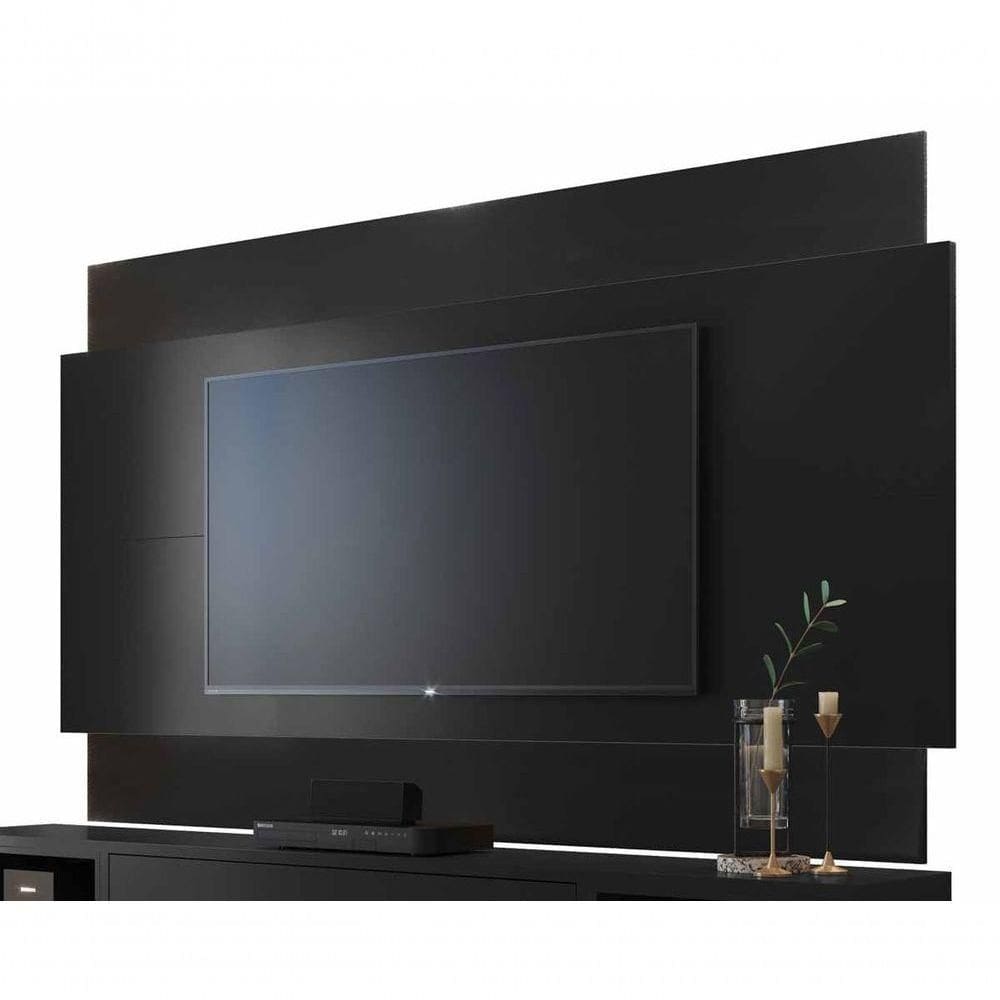 Painel Para Tv Delux Preto - Moveisaqui