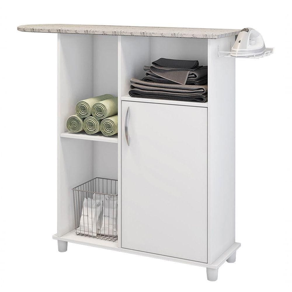 Tábua De Passar Pluméria Branco - Moveisaqui