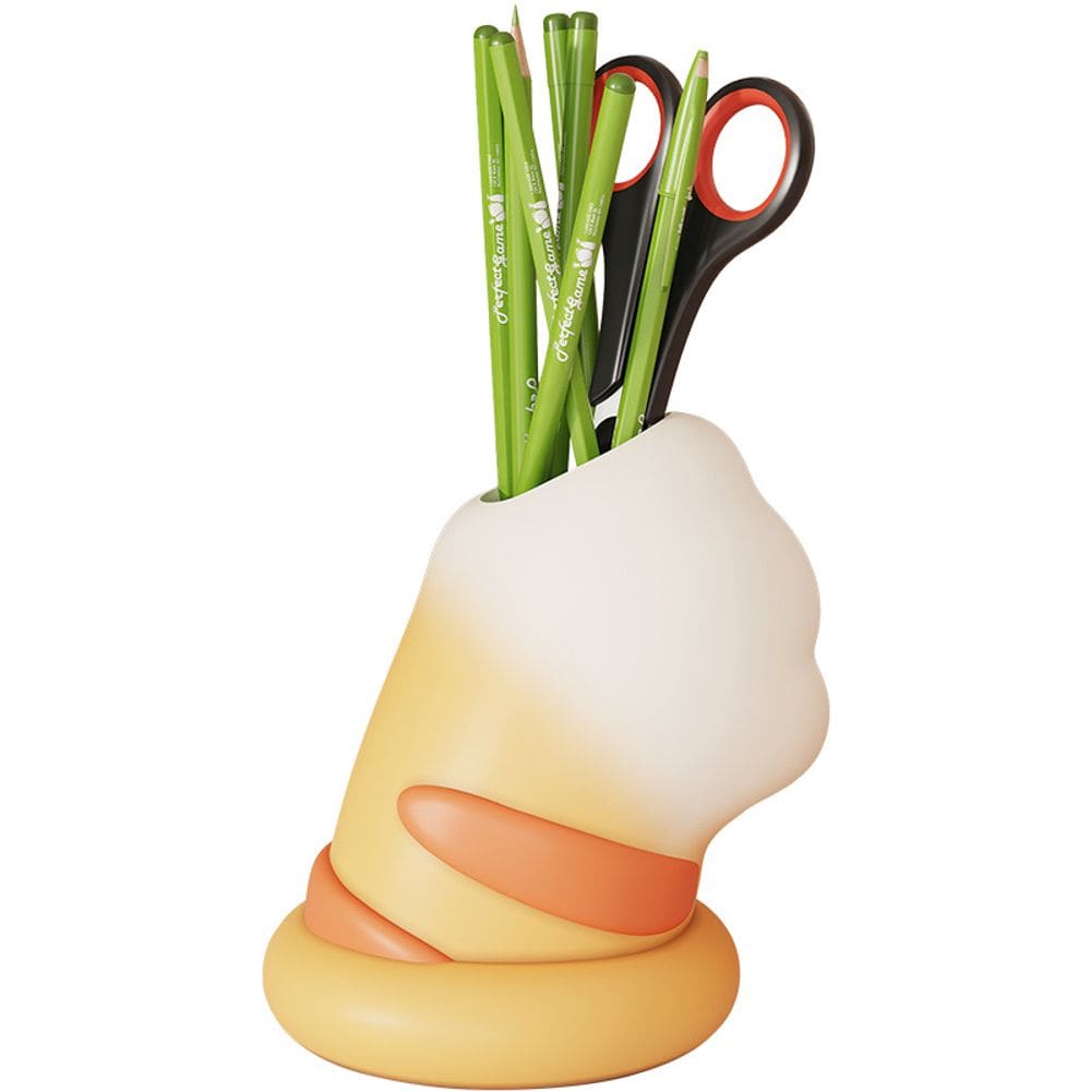 Porta-canetas, organizador de mesa de resina Cat Paw Design