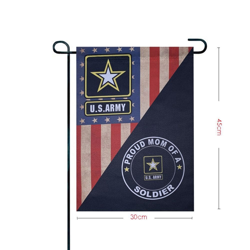 Bandeira de jardim: poliéster do exército dos EUA, 30x45cm, mãe orgulhosa