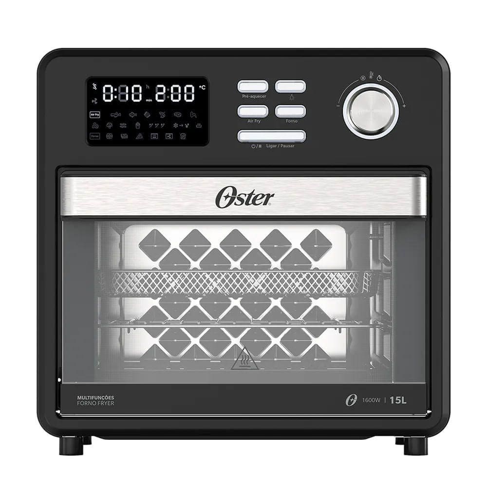 Forno E Fryer 15L Oster Multifunções Compact 10 Em 1 110V