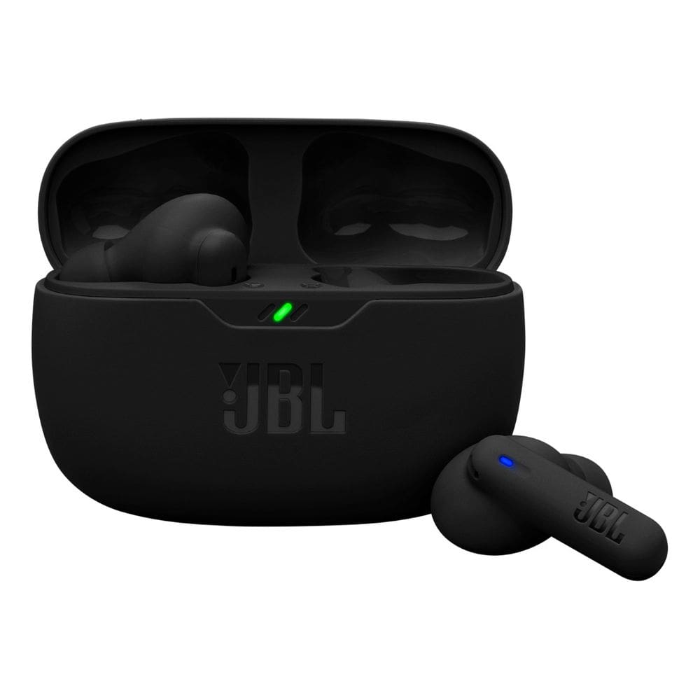 Fone De Ouvido Bluetooth Sem Fio JBL Wave Beam 2 Com Microfone - Preto