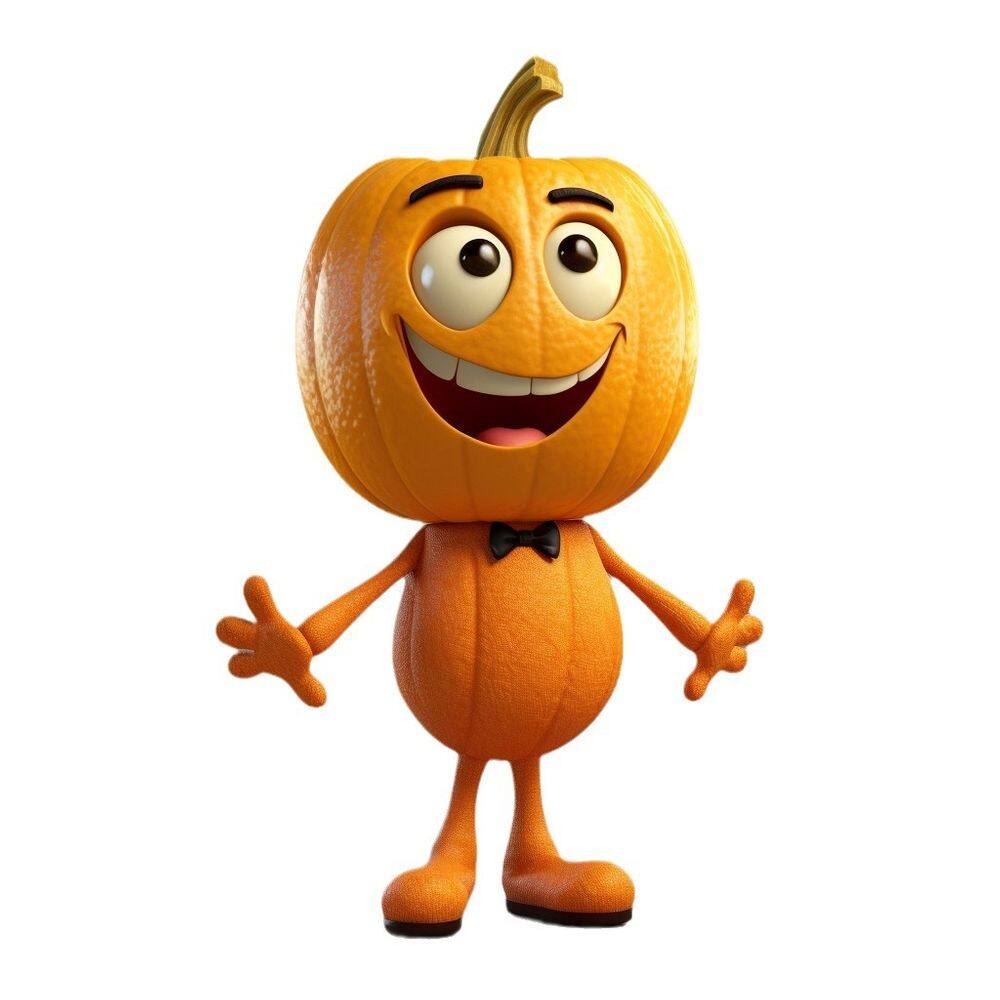 Escultura de decoração de jardim Pumpkin Man Resin 18cm