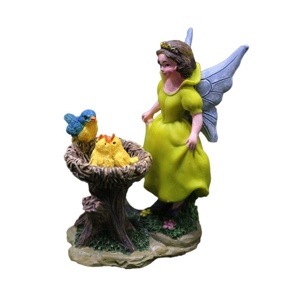 Escultura de jardim Fairy Princess Resin Angel 8,7 cm - 95 g