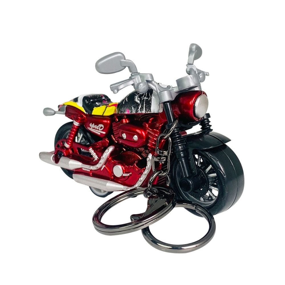 Chaveiro Cartoon Alloy Red Motorcycle Wrench Motor