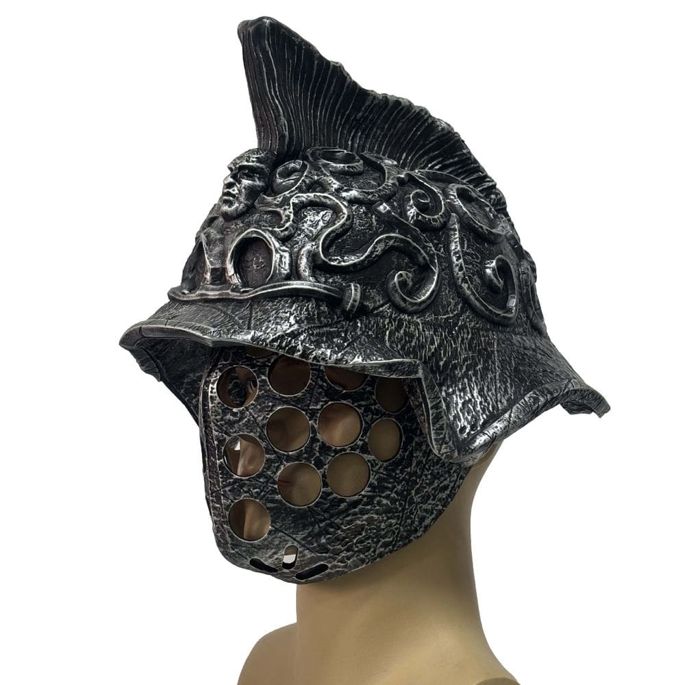 Capacete Cosplay Roman Gladiator Vintage Warrior Resin