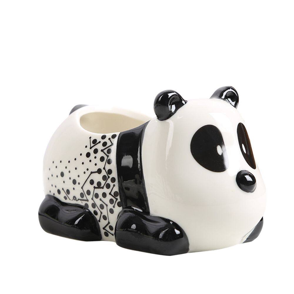 Vaso de flores Ceramic Panda Creative Cartoon Animal 13,3 cm