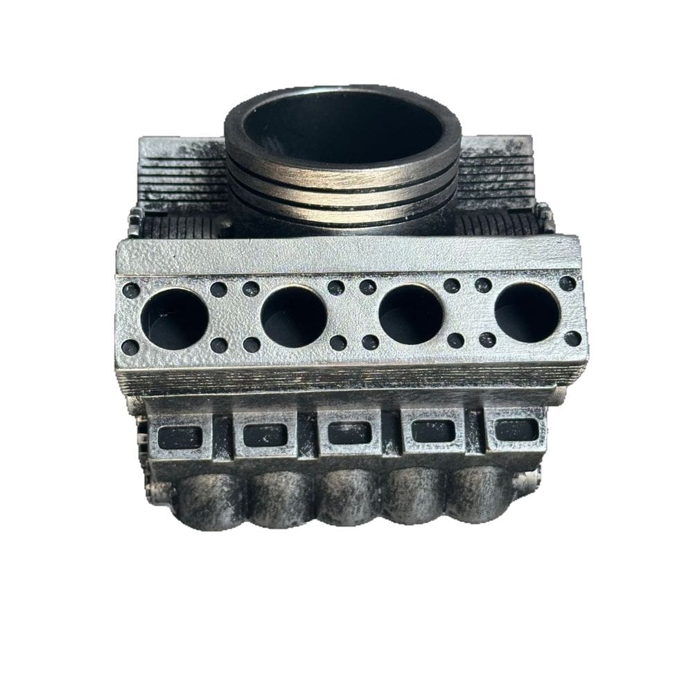 Porta-canetas Engine Block V8/V6 Design Resin 17x14x12cm