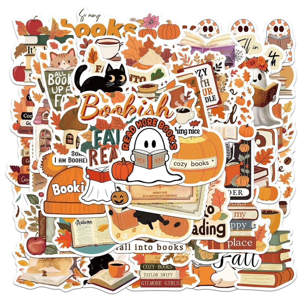 Pacote de adesivos I Love Reading, Dia Mundial do Livro, Graffiti x50