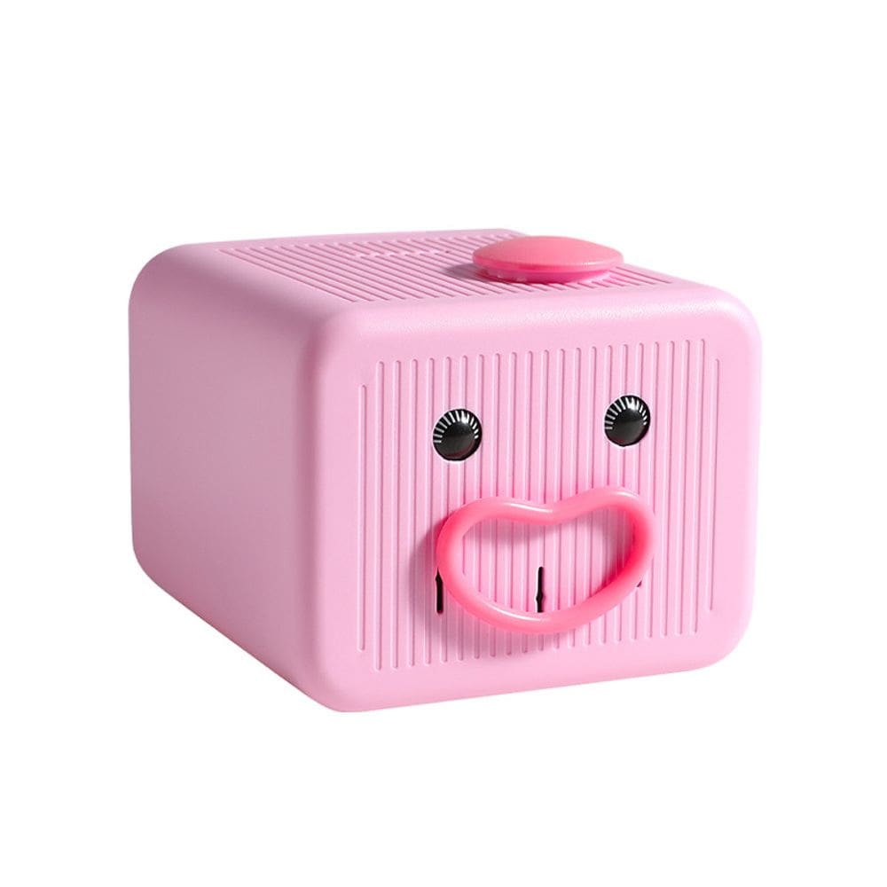 Talking Piggy Bank Animated Cute Winking Face Coin Saver
