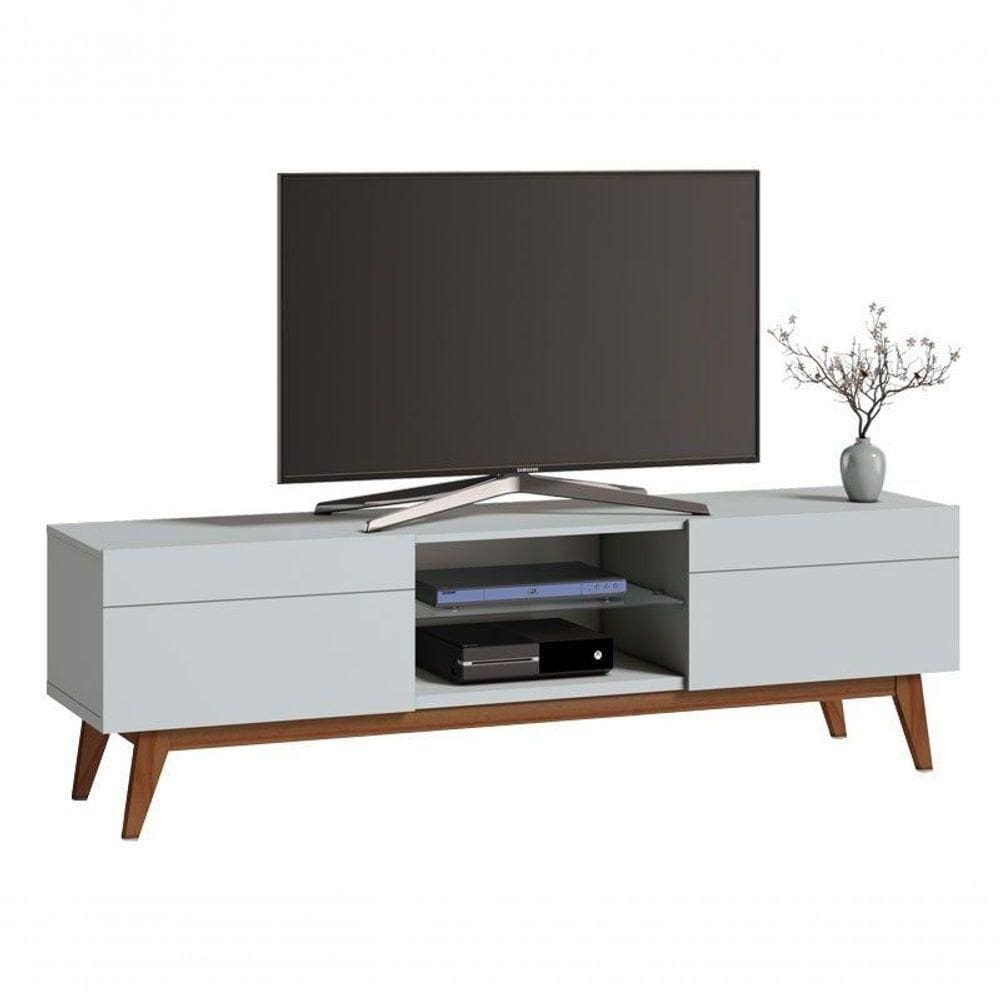 Rack Classic 2g Branco Acetinado - Imcal Móveis