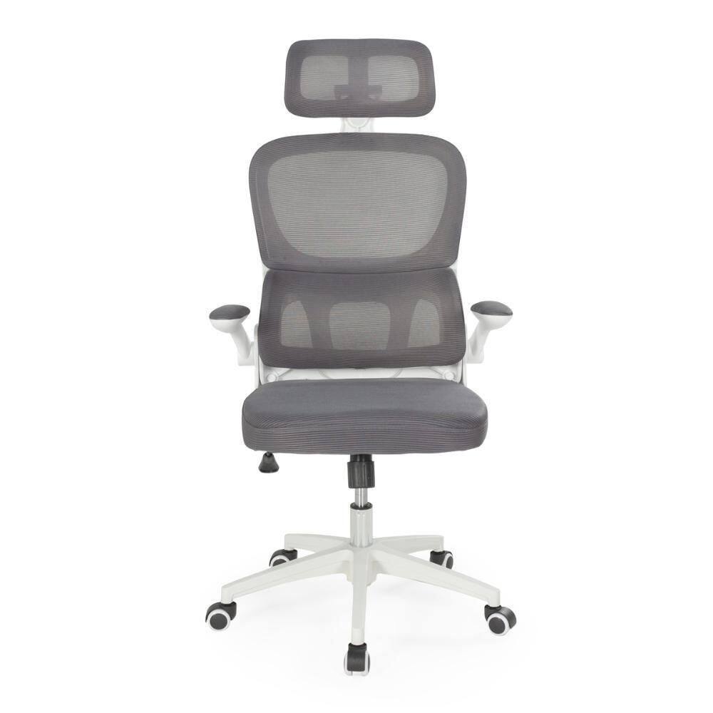 Kit 2 Cadeiras De Escritório Executiva Viena Com Regulagem De Altura - Cinza