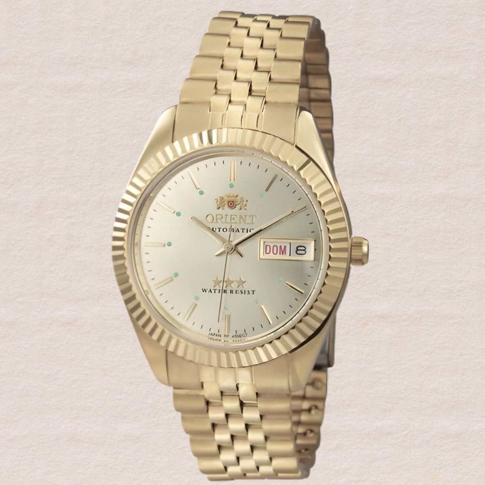 Relógio Orient Masculino Automático Dourado 469EC7NH CIKX
